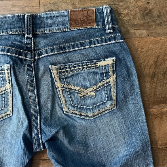 BKE Distressed Boot Cut Denim Jean Bundle 26 X 33 1/2 and 26 x 31 1/2 - Picture 7 of 14